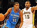 Thunder hand Lakers fifth loss in a row