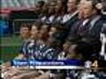Super Bowl Preps: Giants Practice, Pats Pose