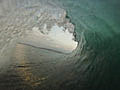 Helmet Cam: Surfing the Tube at Sunset