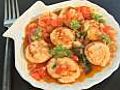 Video: Scallops with sauce vierge recipe - Five Minute Food