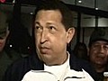 Hugo Chavez in Venezuela after surgery