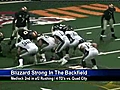 Closer look at GB Blizzard fullback O. Medlock