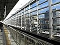 500系のぞみ号京都駅到着の様子