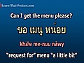 Instant Thai Phrases: In a bar