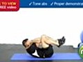 STX Strength Training How To - Abdominal crunch for core strength,  hardcore exercise basics, 1 set, 10 reps