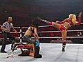 WWE Monday Night Raw - Gail Kim and Melina Vs. Team LayCool