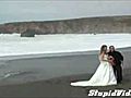 Beach Wedding Picture Fail