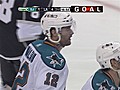 Sharks goal: Patrick Marleau