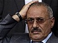 Yemen protesters celebrate Saleh’s departure
