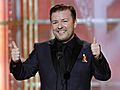 Gervais: I will do a &#039;proper job&#039; as Globes host