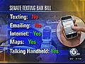 Senate Considers &#039;No Texting While Driving&#039; Bill