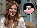 Hilary Duff Discusses Wedding Day; Shows Off Her Giant Rock!