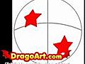 How to draw a dragon ball,  step by step