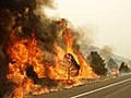 Massive wildfire nearing New Mexico