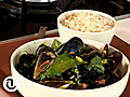 Mussels with Thai spices