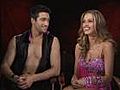 Petra Nemcova talks about her dancing rehearsals
