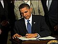 Obama Signs Historic Health Bill