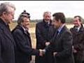 Sarkozy et Borloo en visite dans la Somme