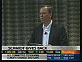 Schmidt Gives Back