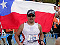 Chilean miner completes New York marathon