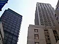 Royalty Free Stock Video SD Footage Static Shot of Tall Buildings in Pittsburgh Pennsylvania