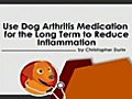 Dog Arthritis Medication for Long-term Treatment of Inflammation