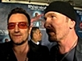 Bono,  Edge Join Julie Taymor at &#039;Spidey&#039; Opening