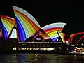 Sydney buildings &#039;melt&#039; in new light show