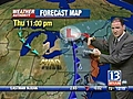 VIDEO: 13WHAM Weather Authority Midday Forecast &#8212; 05/27/09