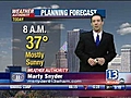 VIDEO: 13WHAM Weather Authority Morning Forecast - April 14,  2010