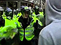 Austerity protests turn violent in London