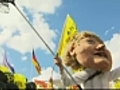 German protestors march against nuclear reactors