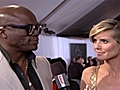 2011 Grammys: Seal and Heidi Klum