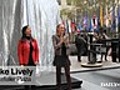 Blake Lively at Rockefeller Plaza