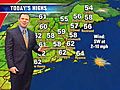 10/02/09: NECN weather forecast,  noon