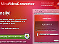 Quick Look at Miro Video Converter
