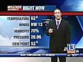 VIDEO: 13WHAM Weather Authority Forecast &amp;#8212; 8/30/09