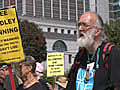 Protesters Rally in Support of Bradley Manning