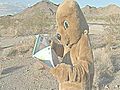 Groundhog and Shadow in Chloride, Arizona