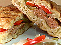 Hot Italian Sausage Panini