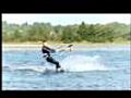 Kite surfing on Lac Saint-Jean in Quebec