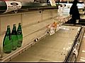 JAPAN: Fukushima supermarket shelves show signs of crisis