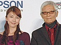 緒形拳さんと竹内結子さん、「カラリオ」でＣＭ初共演