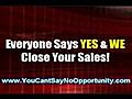 YouCantSayno- Make Money (Work From Home Online) Business Opportunity