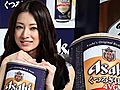 北川景子「男らしく飲みました」ビール系飲料ＣＭ発表会で