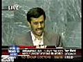 Ahmadinejad At The UN: In A Minute