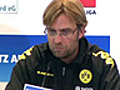 Jürgen Klopp und Holger Stanislawski vor der Presse