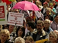 Protest tegen pgb-bezuinigingen