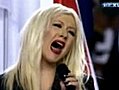 Christina Aguilera National Anthem Fail