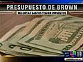 Resumen del presupuesto de Brown